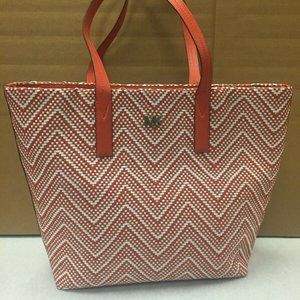 Michael Kors Junie Large Woven Leather Tote